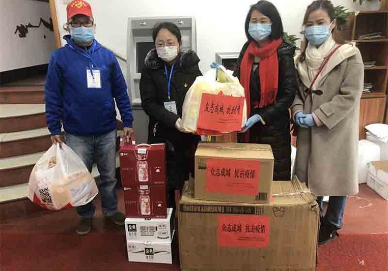 众志成城，抗击疫情——禹顺支部向鼓楼街道捐赠防疫物资